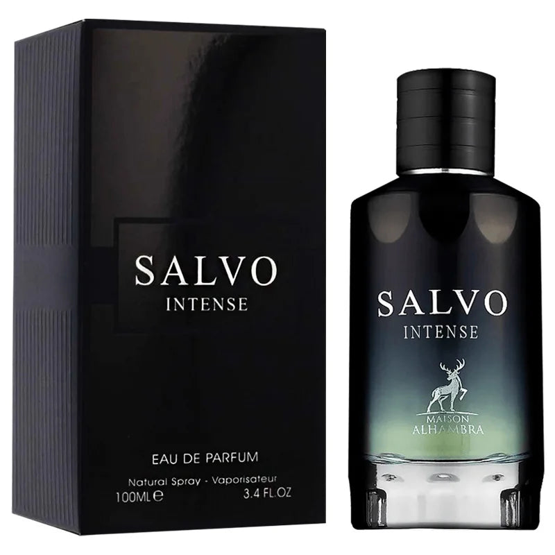 PERFUME ÁRABE MASCULINO MAISON ALHAMBRA SALVO INTENSE 100ML