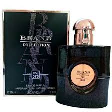 PERFUME BRAND COLLECTION FEMININO 075 - INSPIRAÇÃO PRETO OPIUM NUIT BLANCHE, YVES SAINT LAURENT