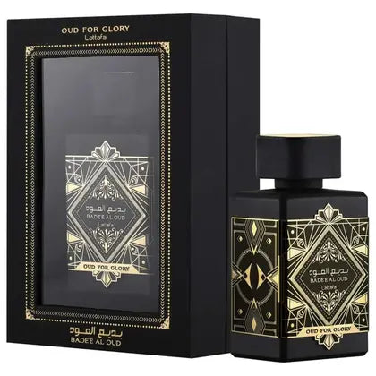PERFUME ÁRABE MASCULINO BADEE OUD FOR GLORY LATTAFA 100ML