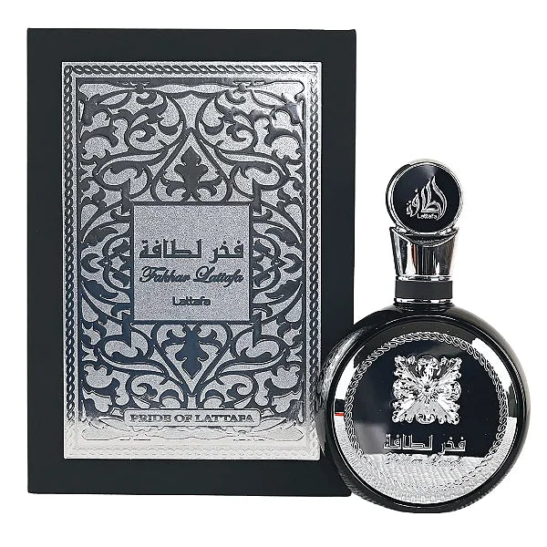 PERFUME ÁRABE MASCULINO LATTAFA FAKHAR PRETO 100ML