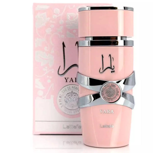 PERFUME ÁRABE FEMININO LATTAFA YARA ROSA 100ML