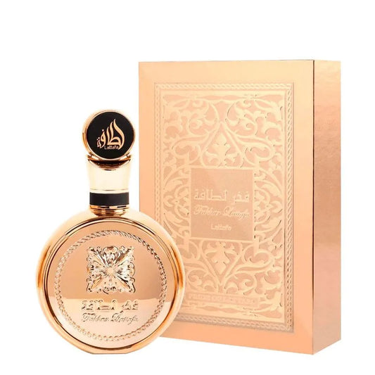 PERFUME ÁRABE MASCULINO LATTAFA FAKHAR DOURADO 100ML