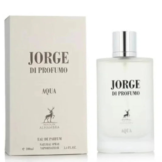 PERFUME ÁRABE MASCULINO MAISON ALHAMBRA JORGE DI PROFUMO AQUA 100ML