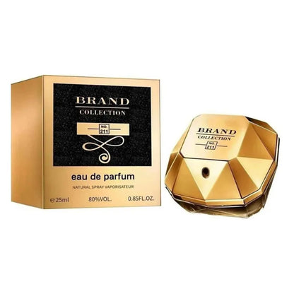 PERFUME BRAND COLLECTION FEMININO 211 - INSPIRAÇÃO LADY MILION FABULOUS,PACO PACO PACO RABANNE