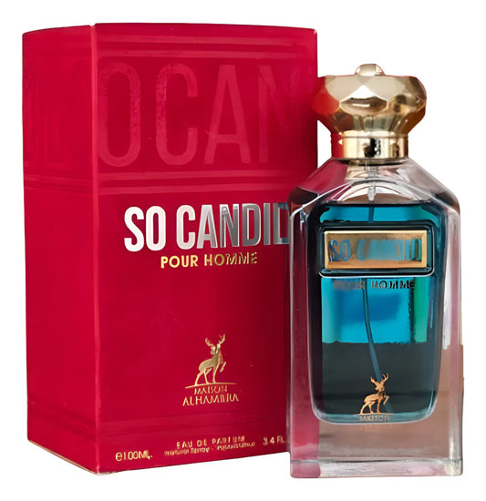 PERFUME ÁRABE MASCULINO SO CANDID POUR HOMME 100ML