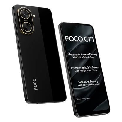 SMARTPHONE POCO C71 128GB PRETO