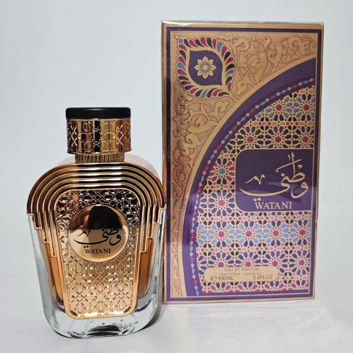 PERFUME ÁRABE FEMININO AL WATANIAH WATANI ROXO 100ML